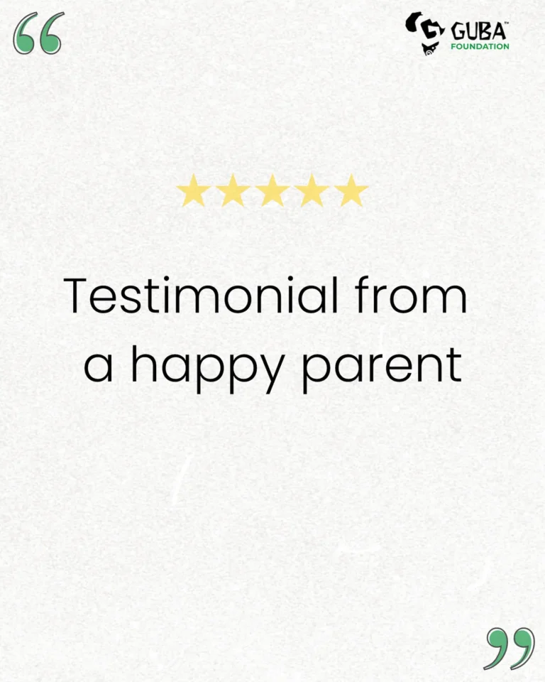 Testimonial from a happy parent-1